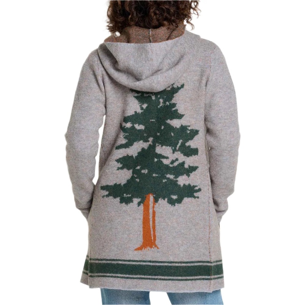 Toad & Co Merino Heartfelt Hoodie Basalt Tree
